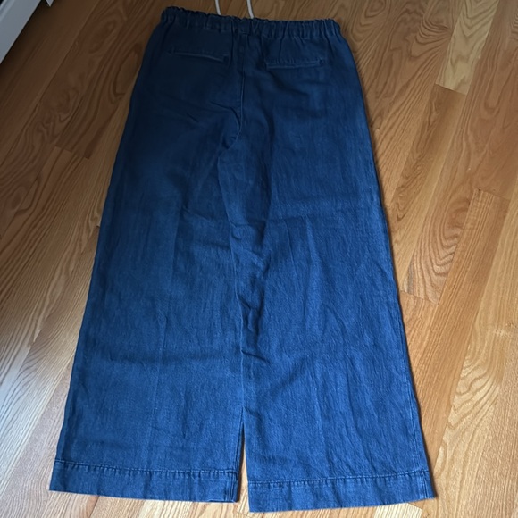 Loft Wide Leg Pull On Drawstring Pants Large - Picture 4 of 5
